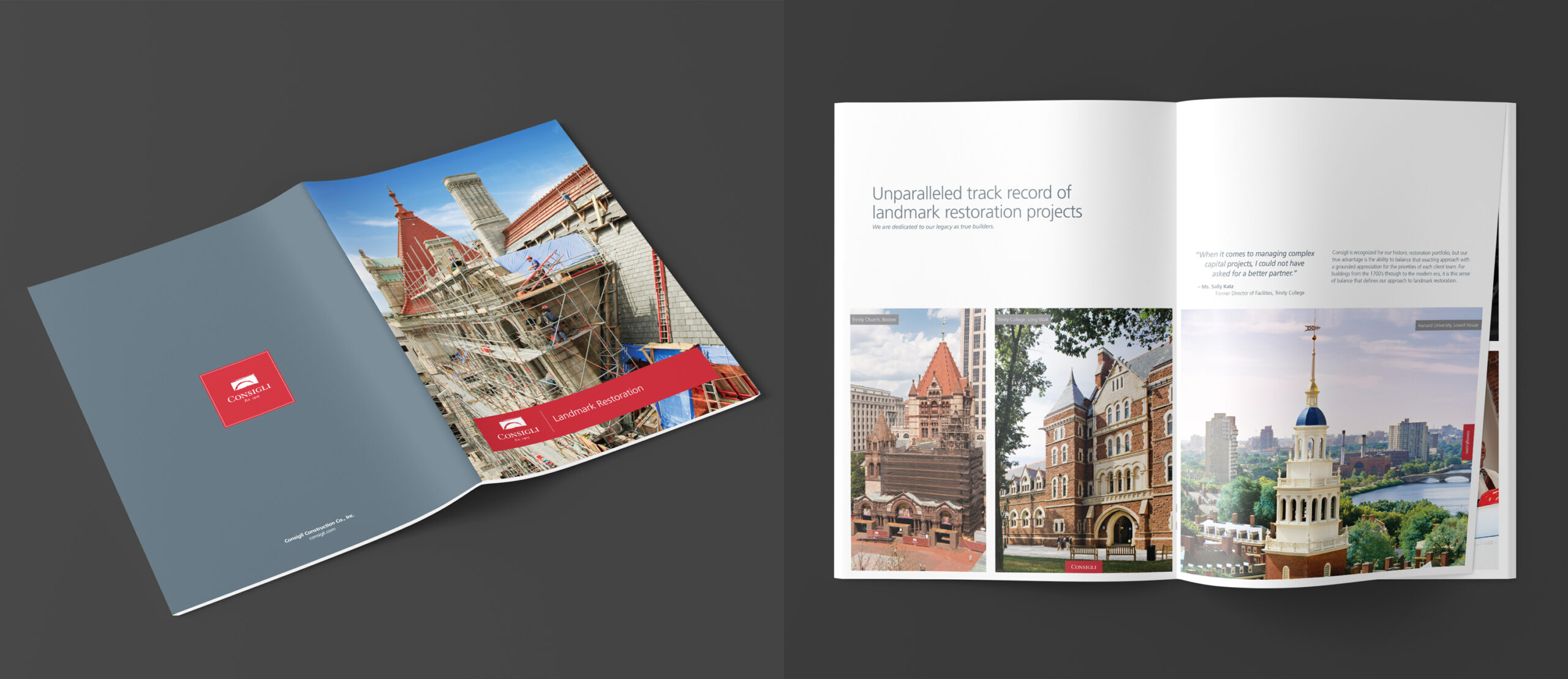 Consigli print brochure