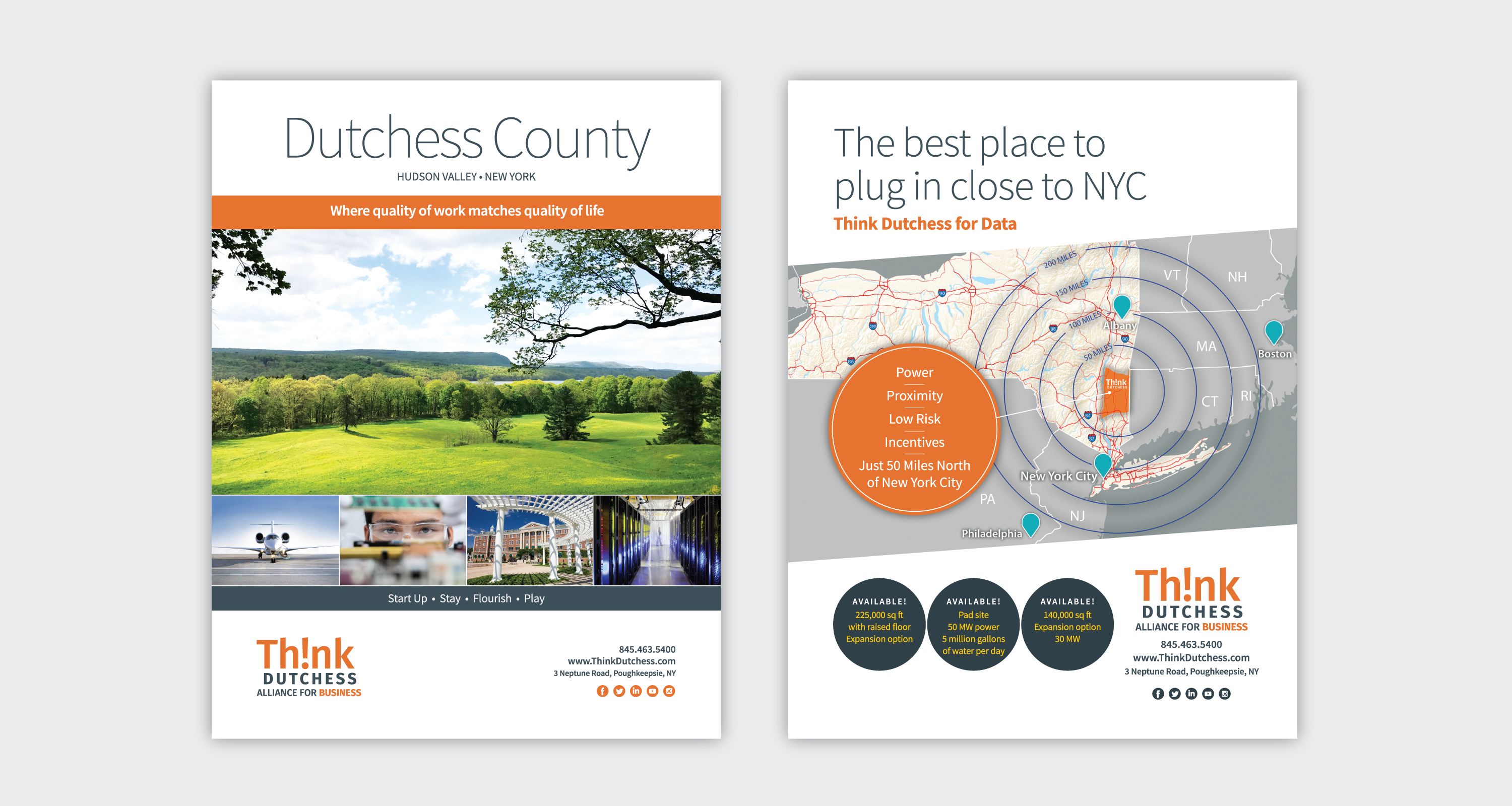 Think Dutchess print flyer