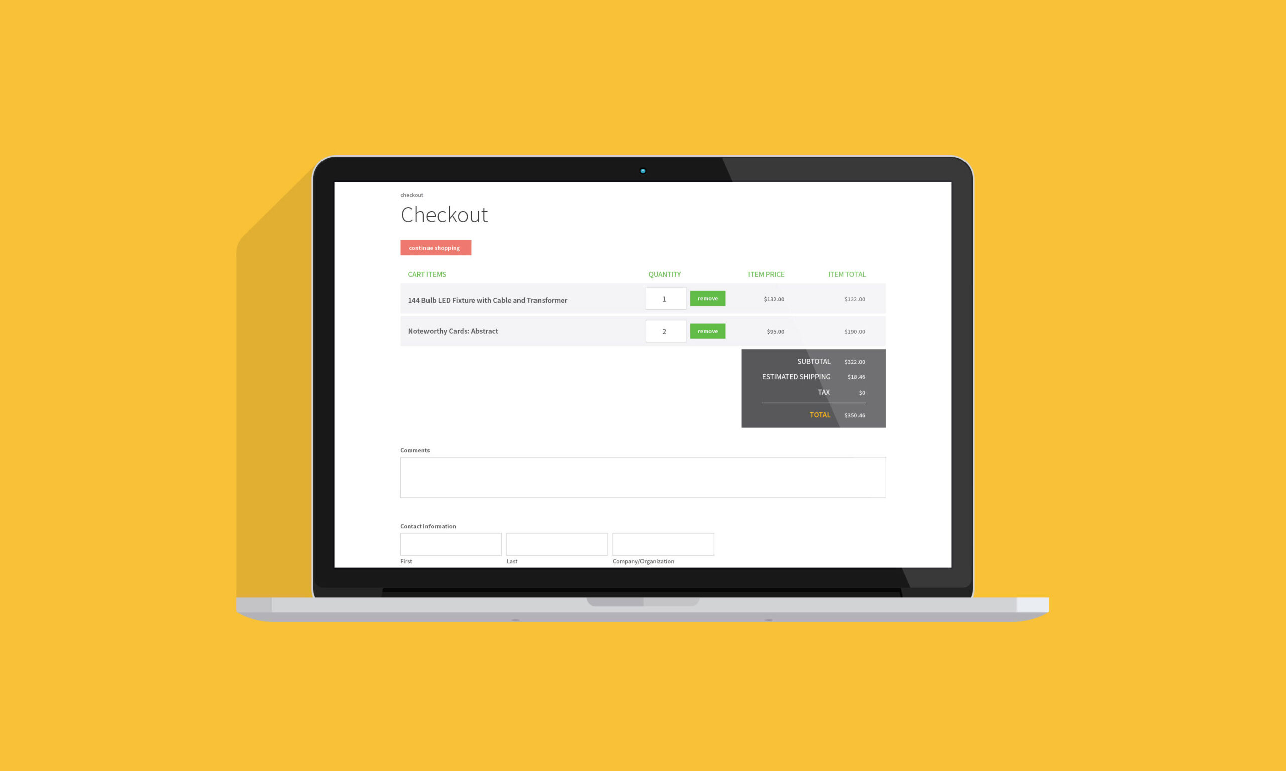 Macbook mockup of Anderson Center for Autism website