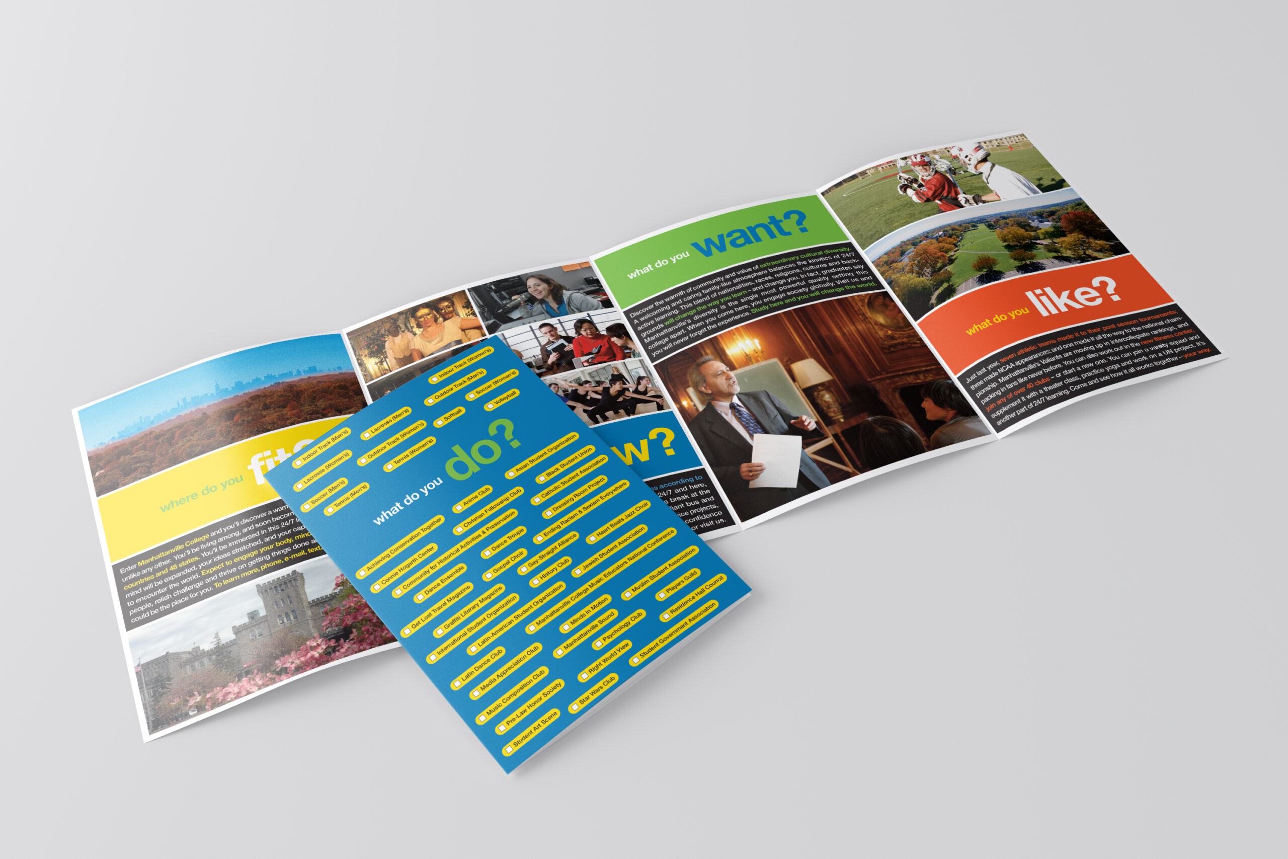 Manhattanville College print brochure