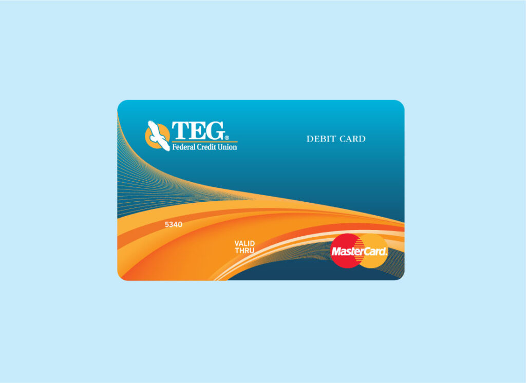 TEG credit card design