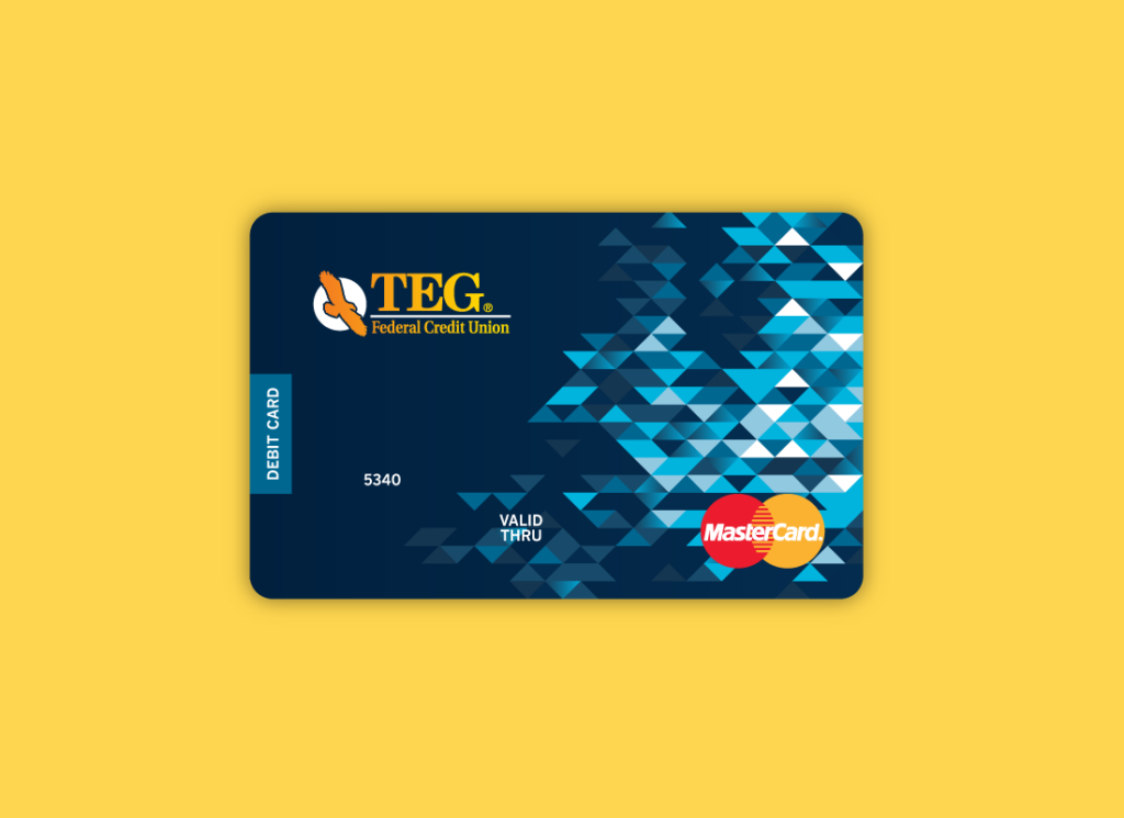 TEG credit card design