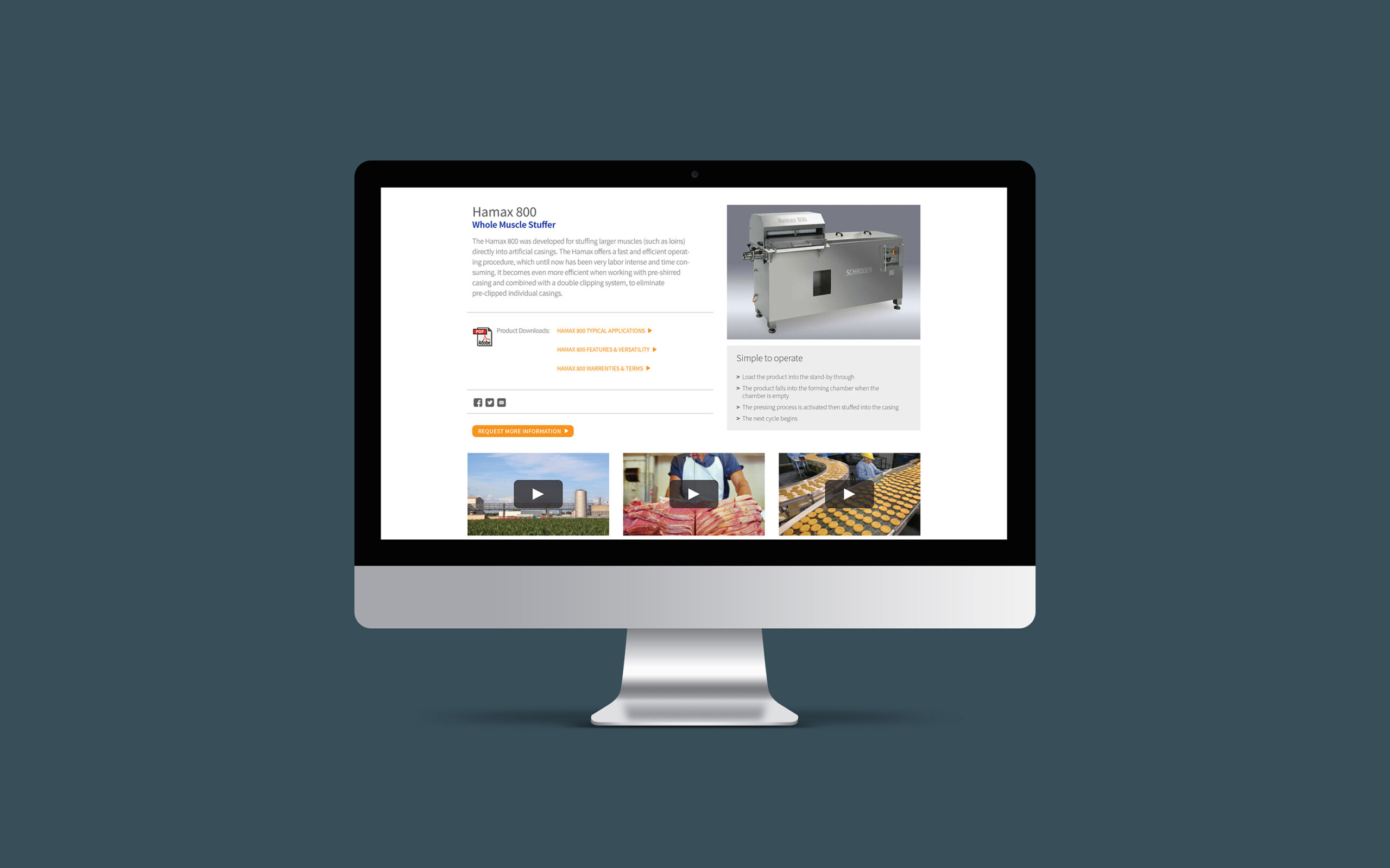 JBT Wolftec website iMac mockup