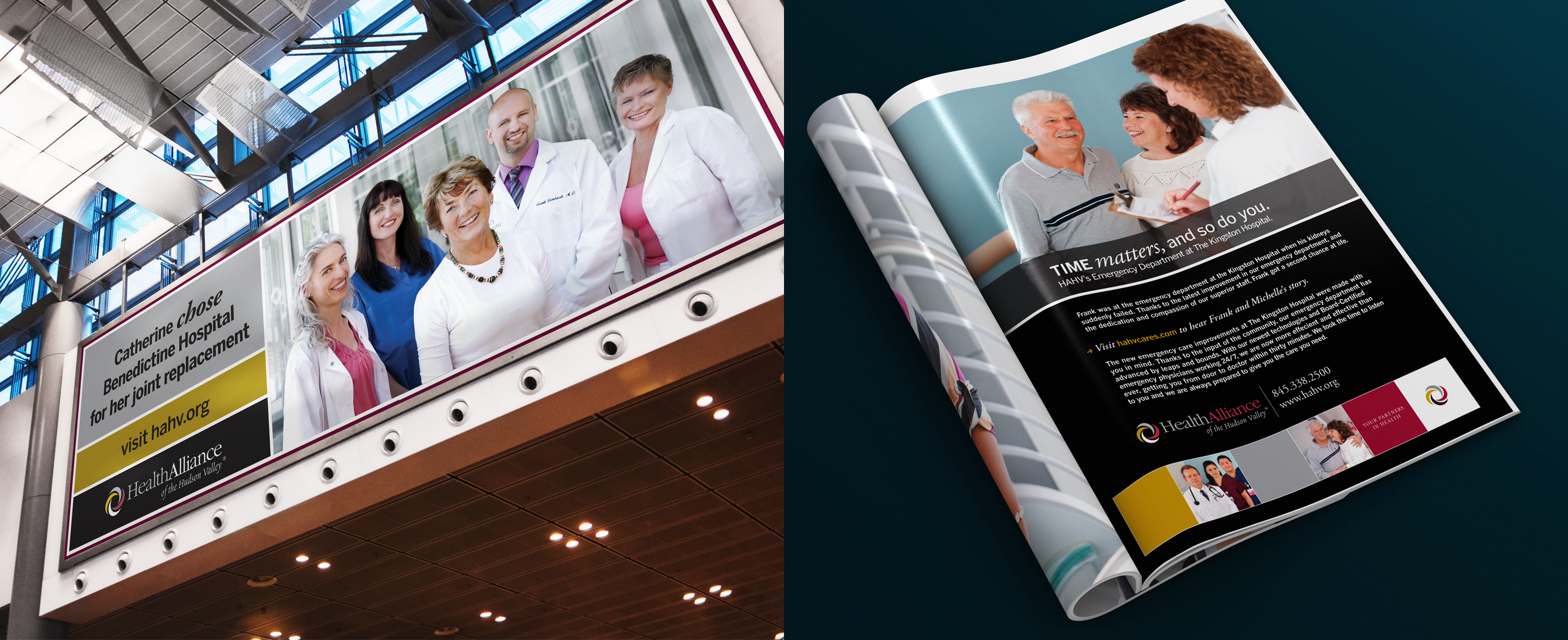 HealthAlliance print ads