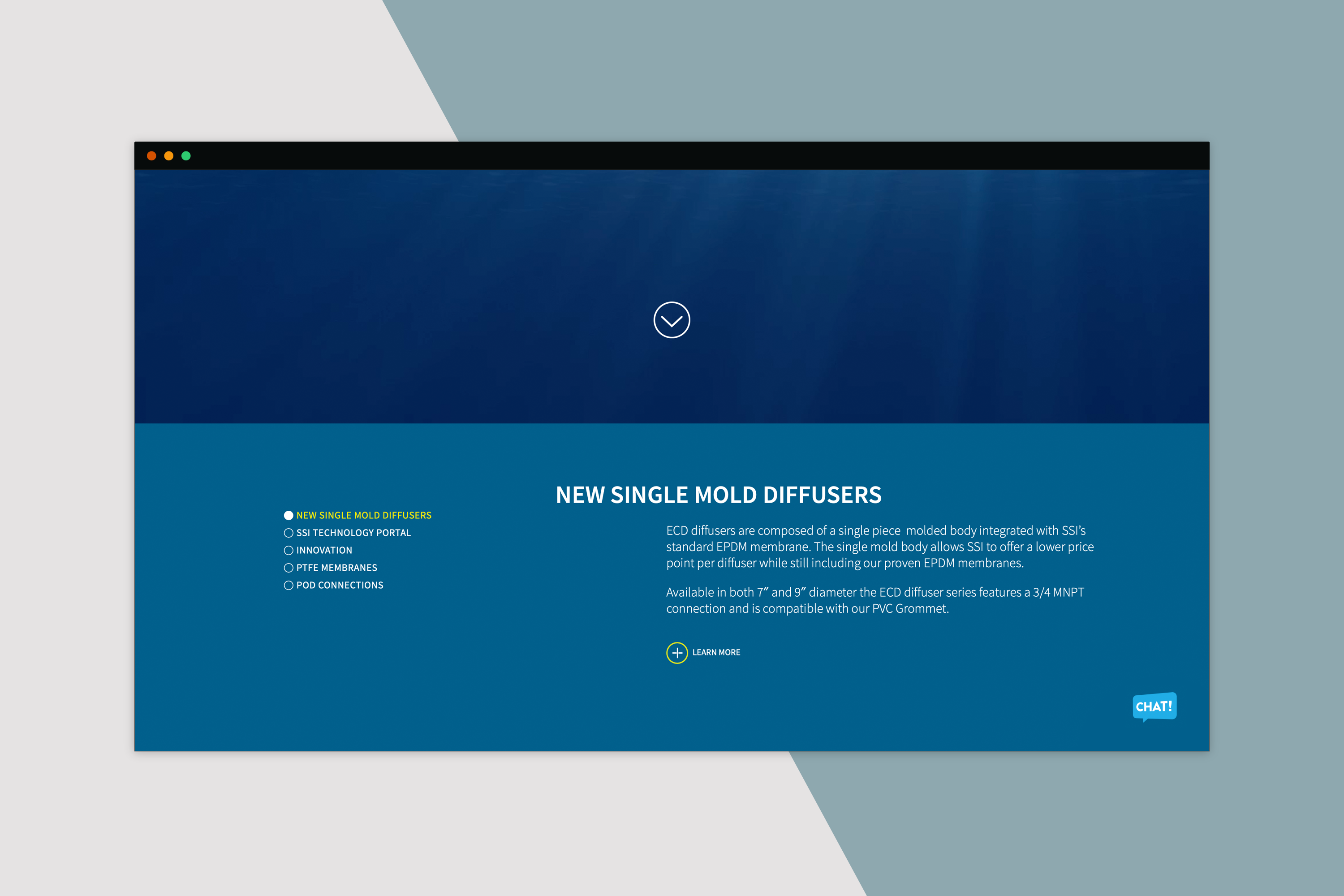 SSI Aeration website screenshot