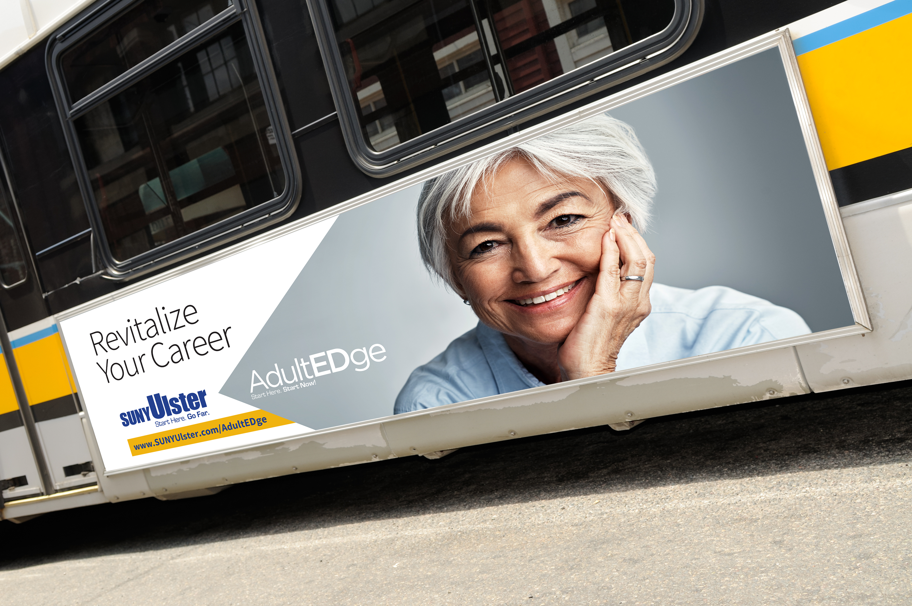 SUNY Ulster bus ad